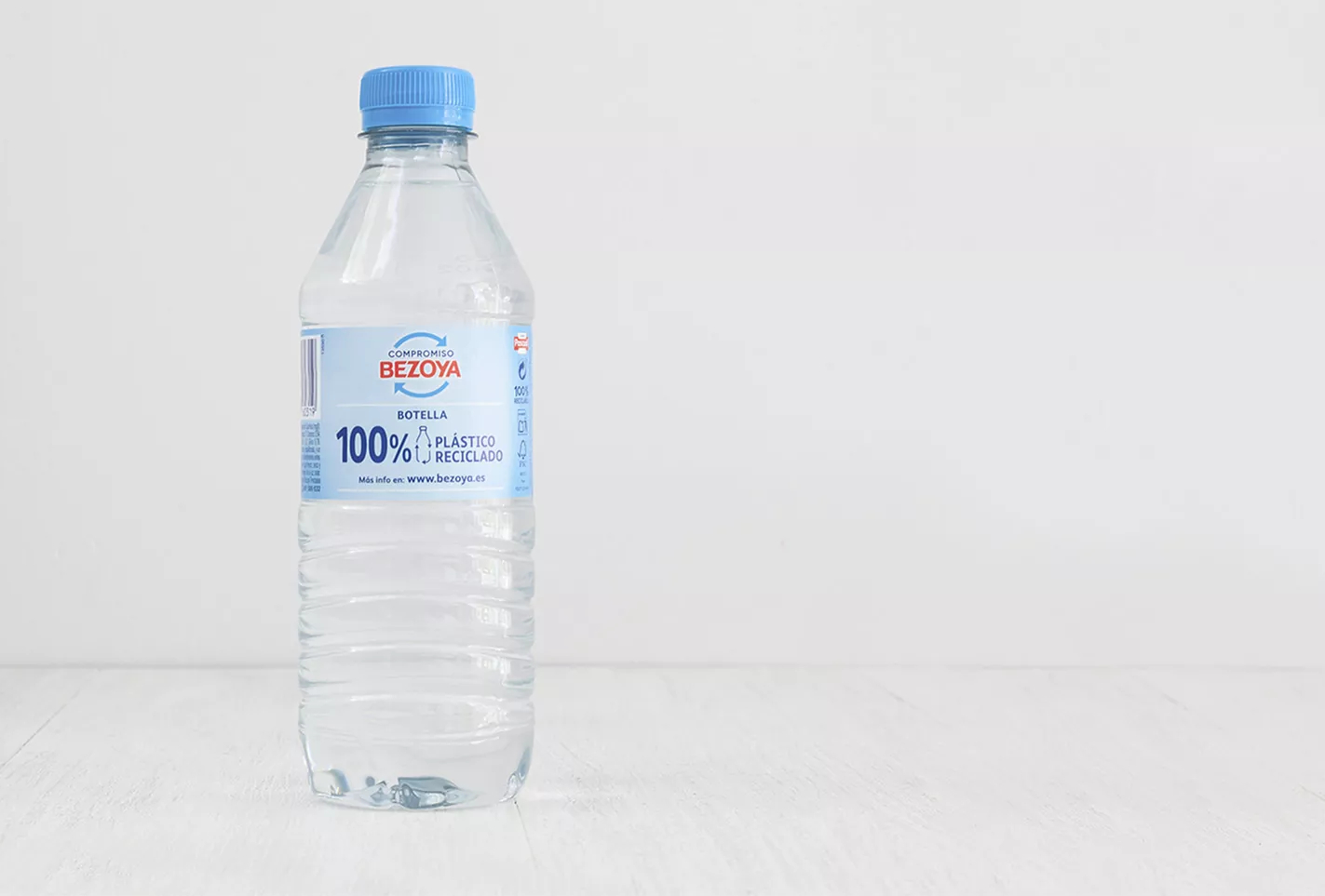 Bezoya consigue que el 100% de sus botellas sean de plástico reciclado y asegura una huella de carbono neutra para este año 2022