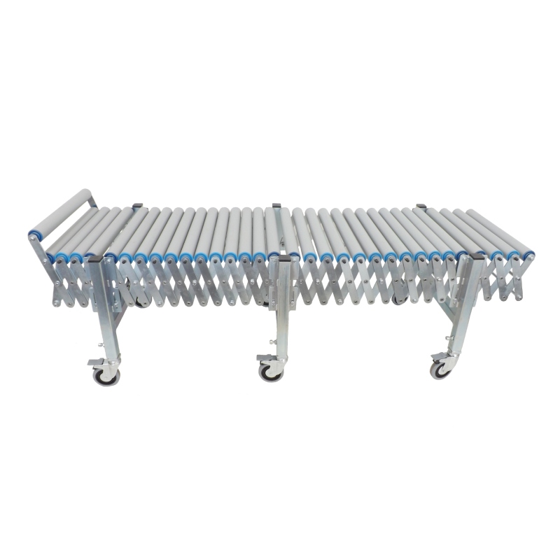 transportador de rodillos para cajas