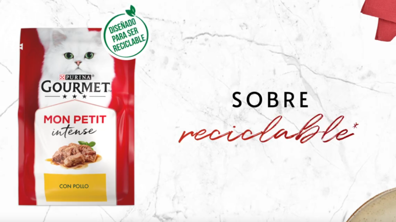 Nestlé presenta un nuevo envase monomaterial para su línea Gourmet de Purina