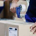 cinta adhesiva transparente