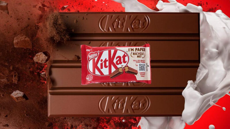 Nestlé crea un nuevo envase reciclable para KitKat