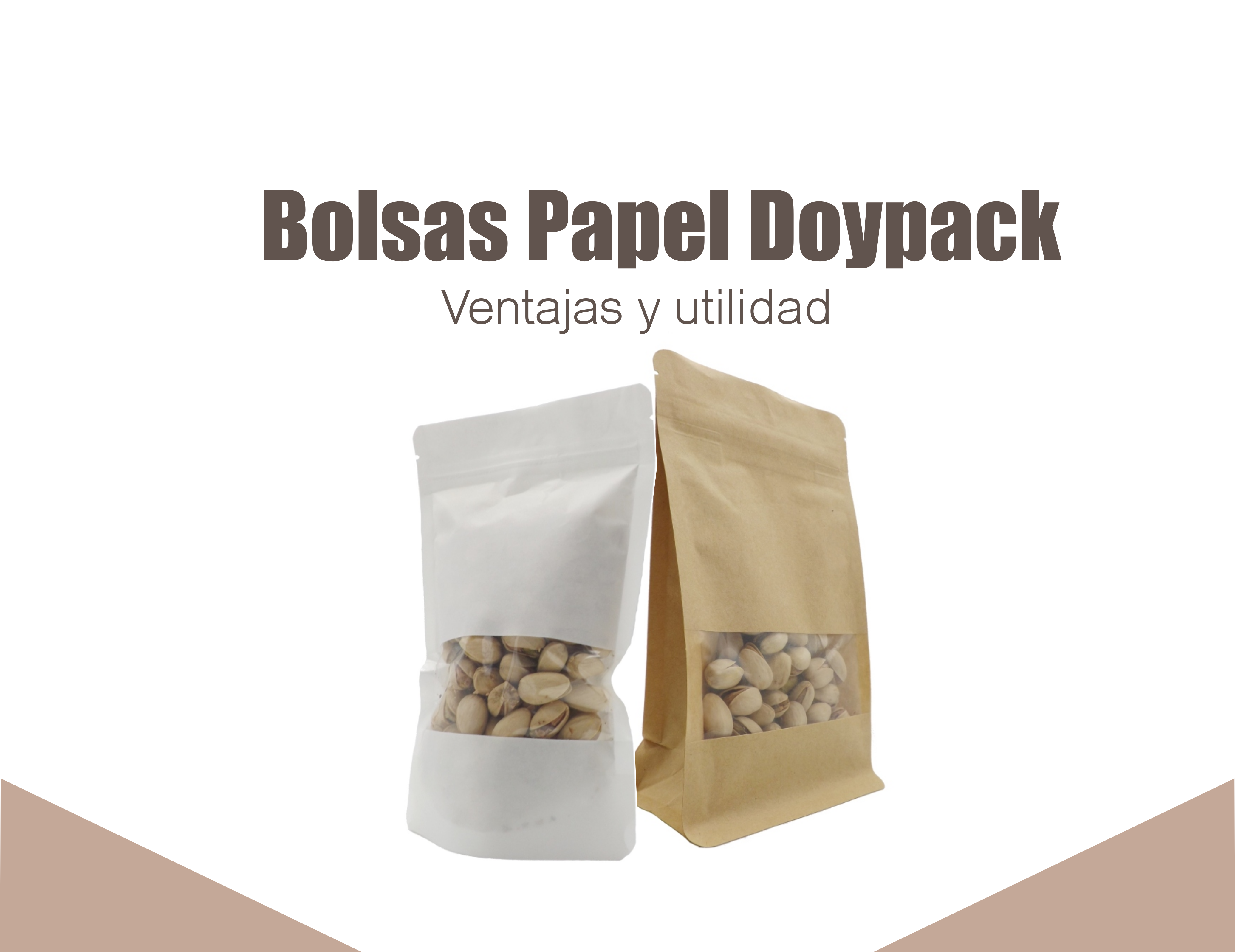 Bolsas de papel Doypack: usos, modelos y ventajas