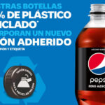 botella pepsi con tapón adherido