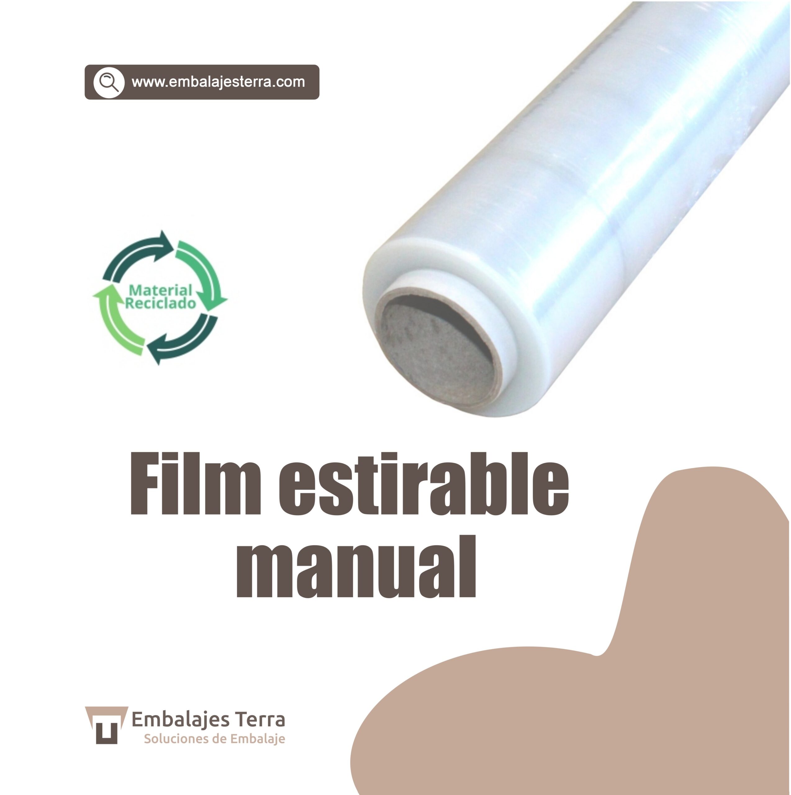 Film estirable manual reciclado